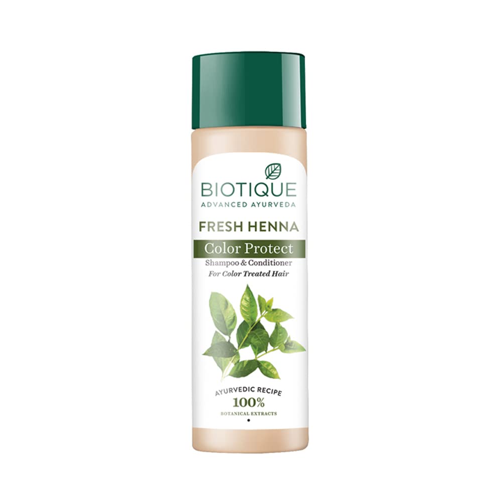 biotique henna color protect shampoo and conditioner