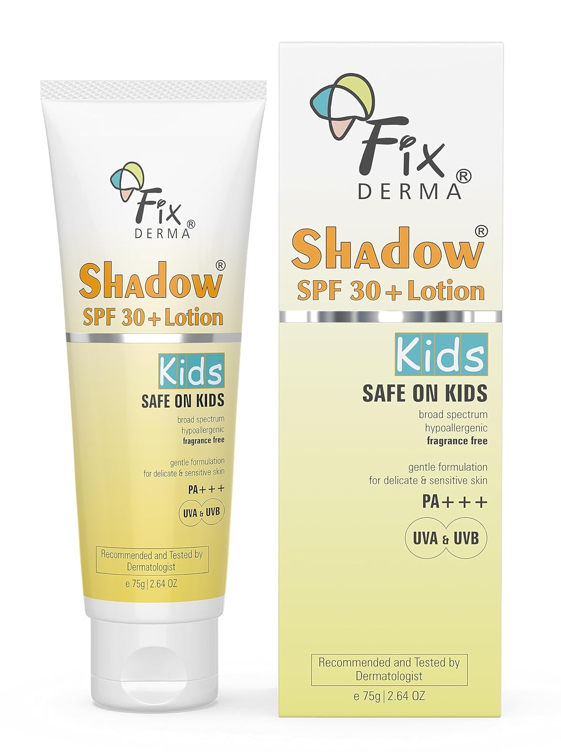 fixderma shadow sunscreen for kids