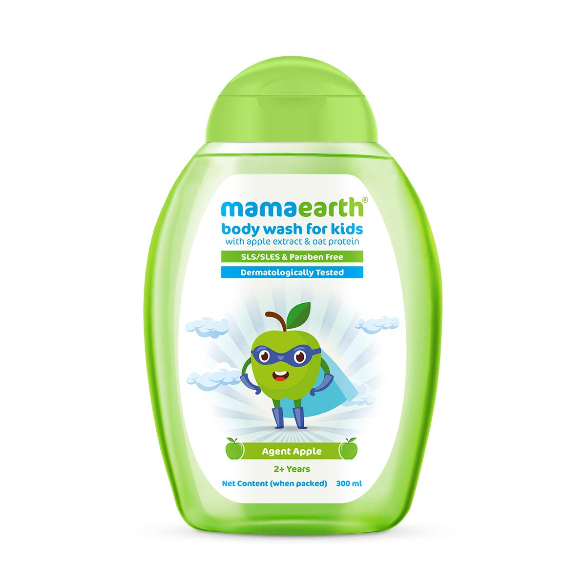 mamaearth agent apple body wash for kids