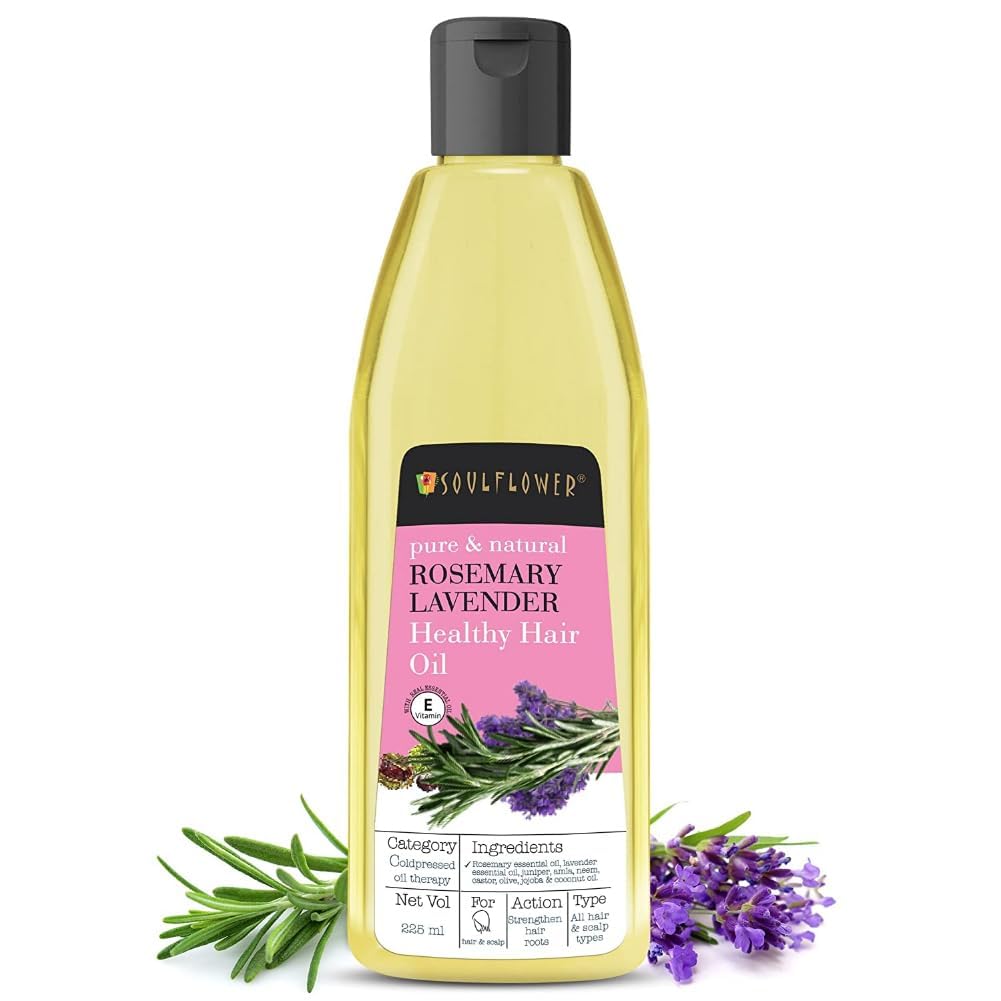 soulflower rosemary lavender hair oil